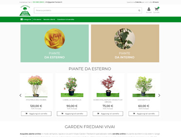 Garden Frediani Vivai Ecommerce Prestashop