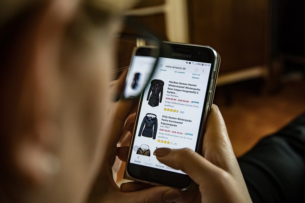shopping online su ecommerce da mobile